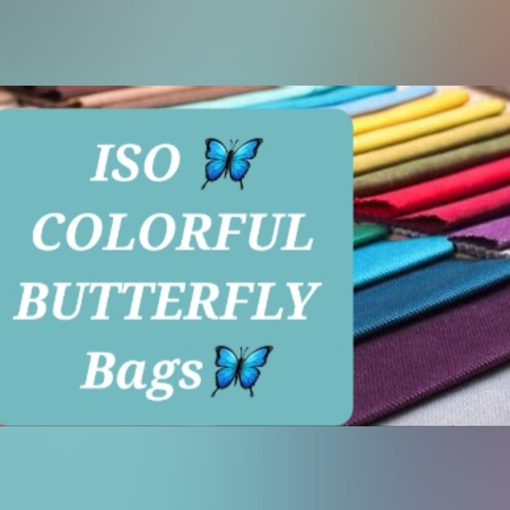 ISO / In Search Of COLORFUL BUTTERFLY BAGS - PLG portland leather goods